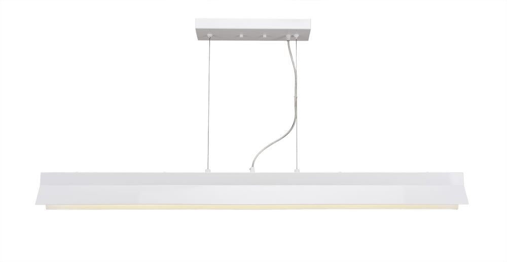 Ridgemont Integrated LED Bar Shown In White Finish, 90 CRI and 3000 Kelvins